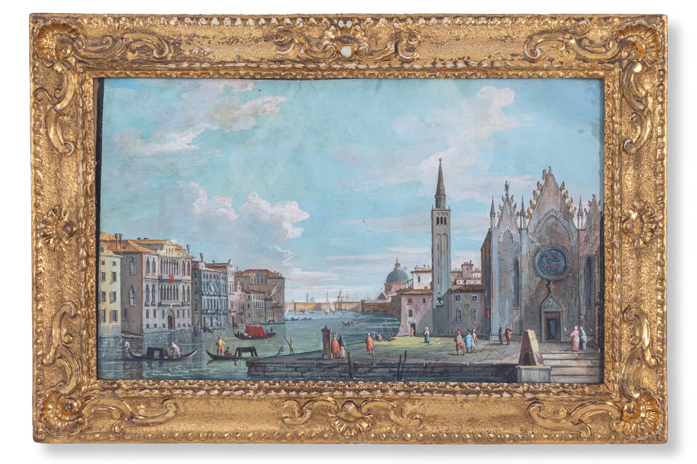 Due vedute veneziane - copia dall'antico