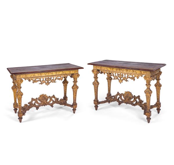 Coppia di consoles - Torino XVIII sec.