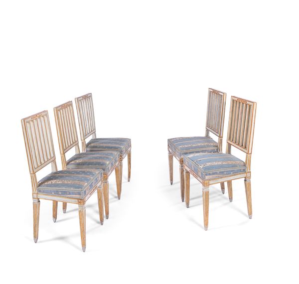 Dieci sedie - Sicilia fine XVIII sec.