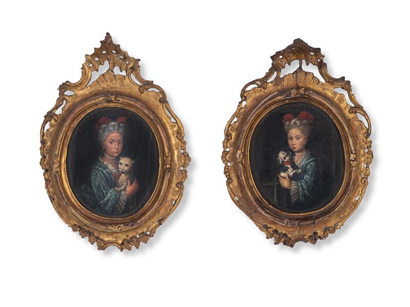 Scuola veneta del XVIII sec. - Coppia di dipinti