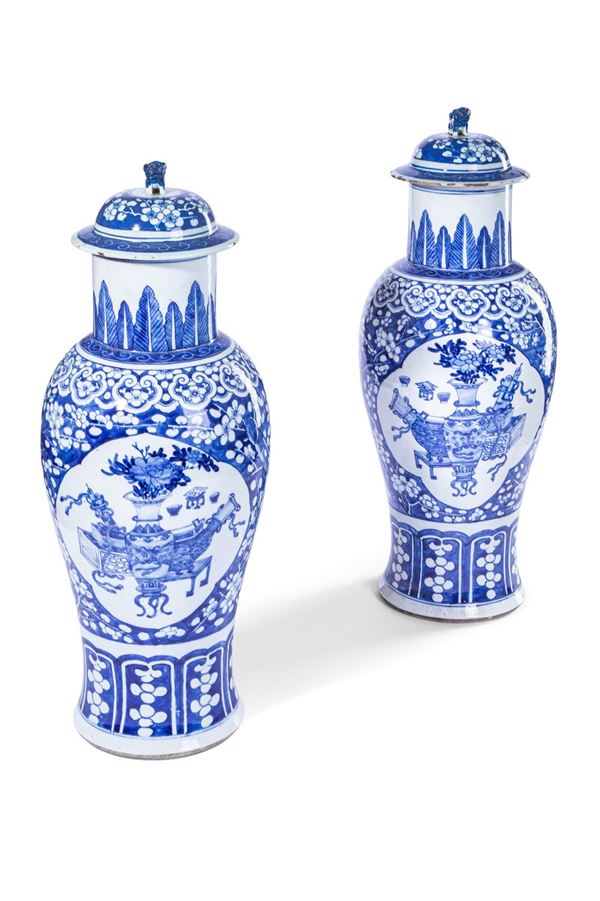 Coppia di potiches - Cina XX sec.