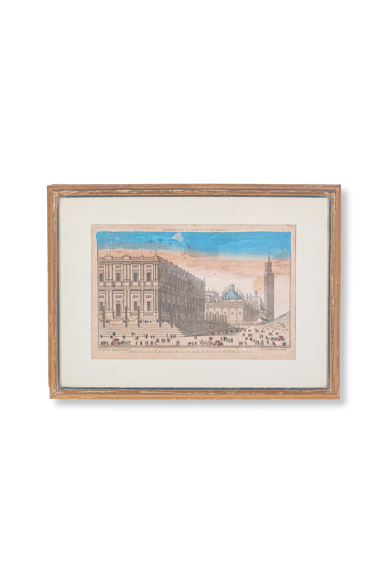 Dieci stampe raffiguranti vedute di città