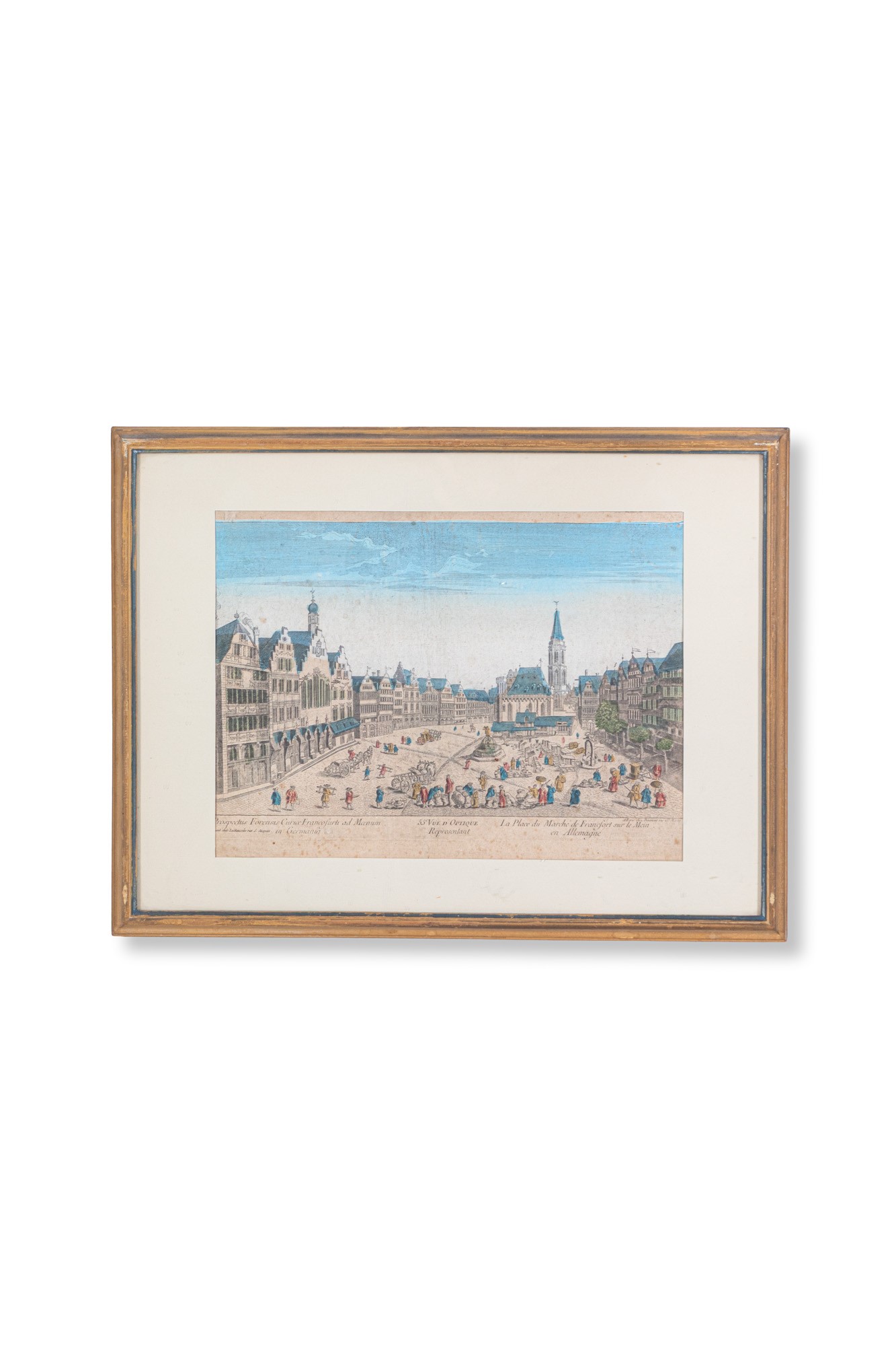 Dieci stampe raffiguranti vedute di città