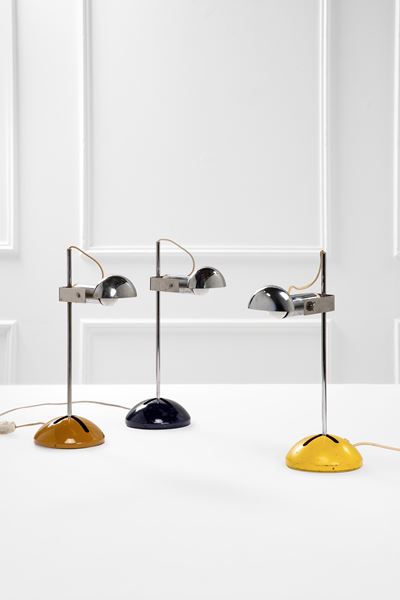 Tre Lampade da Tavolo Mod.t395