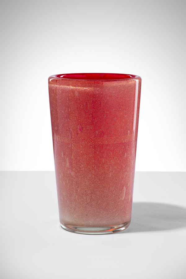 Archimede Seguso - Vaso a bollicine