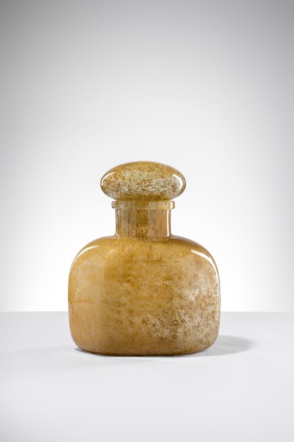 Ercole Barovier - Bottiglia serie Aborigeni