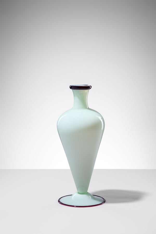 Seguso, Ferro, Toso - Vaso con piede circolare