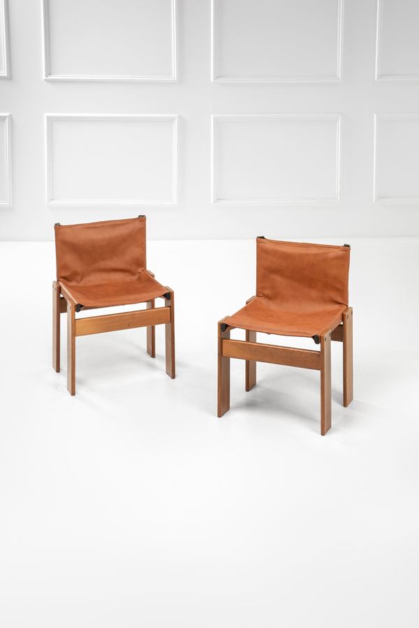 Afra e Tobia Scarpa - Due sedie mod. Monk