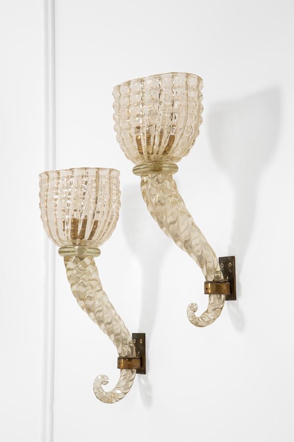 Barovier &amp; Toso - Due lampade da parete