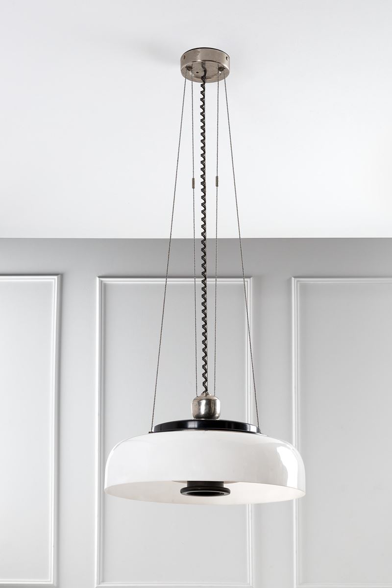 Lampada a sospensione con saliscendi mod. 2121