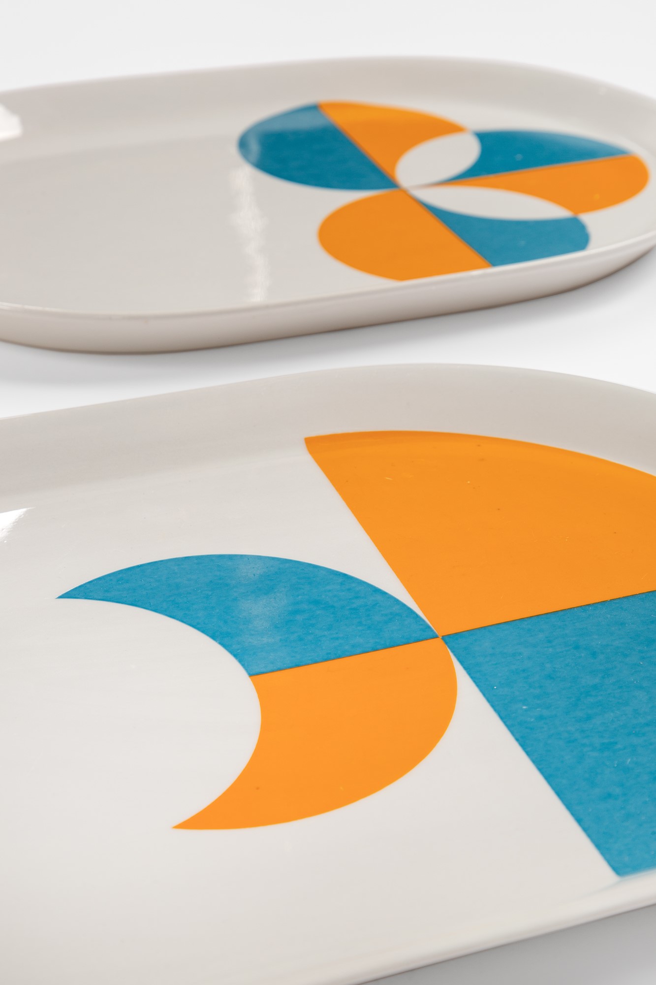 Gio Ponti - Due Piatti da Portata della Collezione Fantasia Italiana