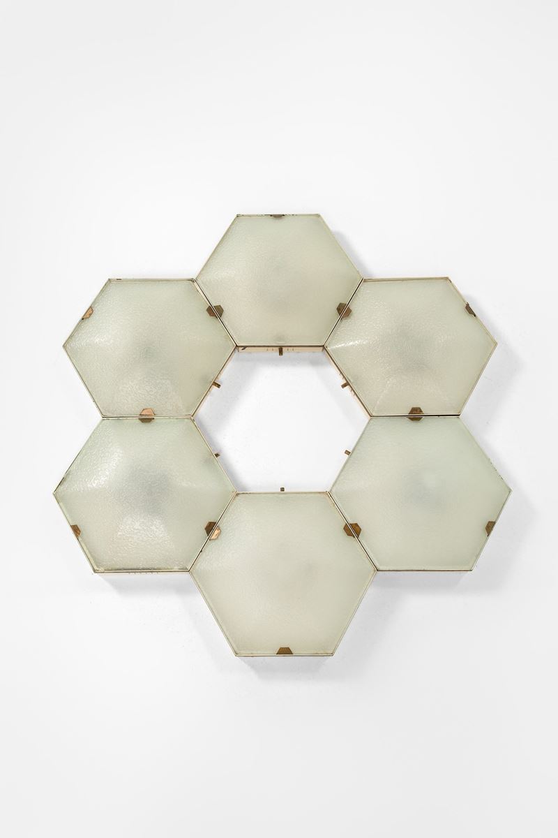 Sei lampade da parete o da soffitto mod. 1183