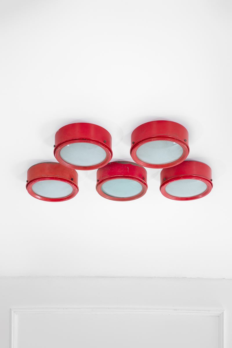 Cinque lampade da parete mod. 3055