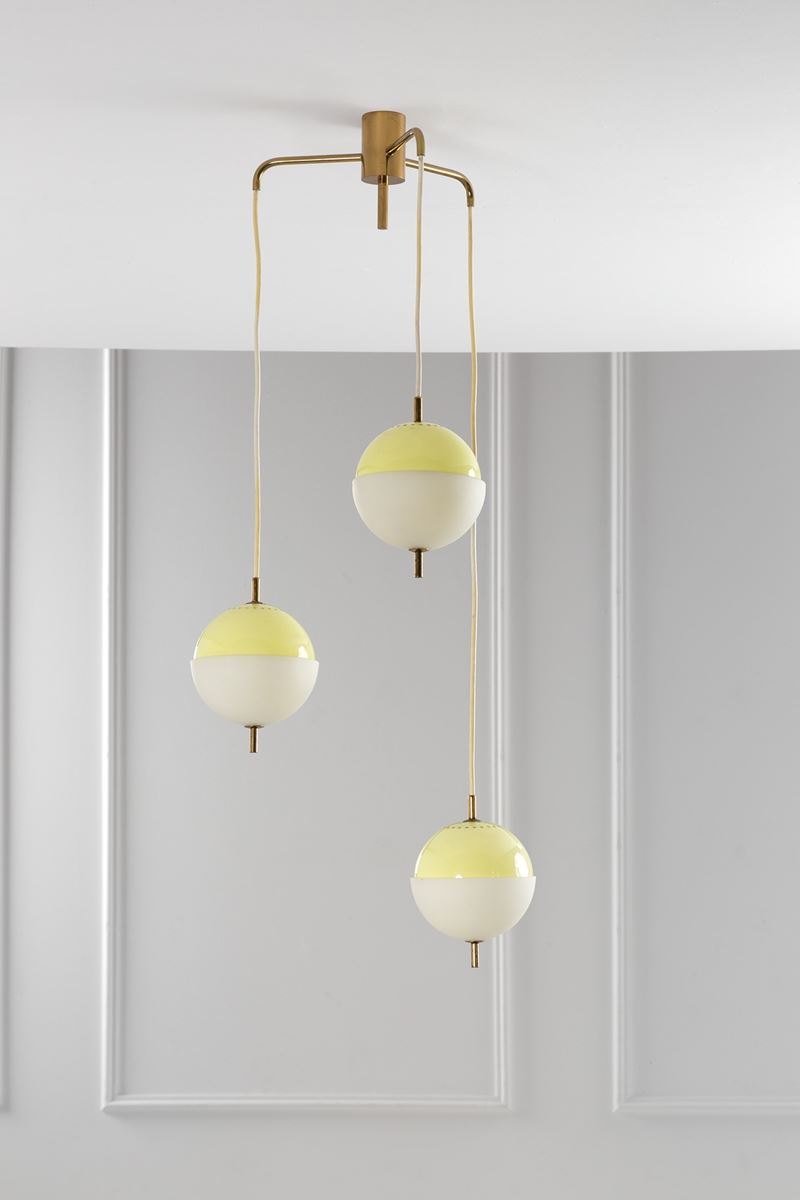 Lampada a sospensione a tre pendenti