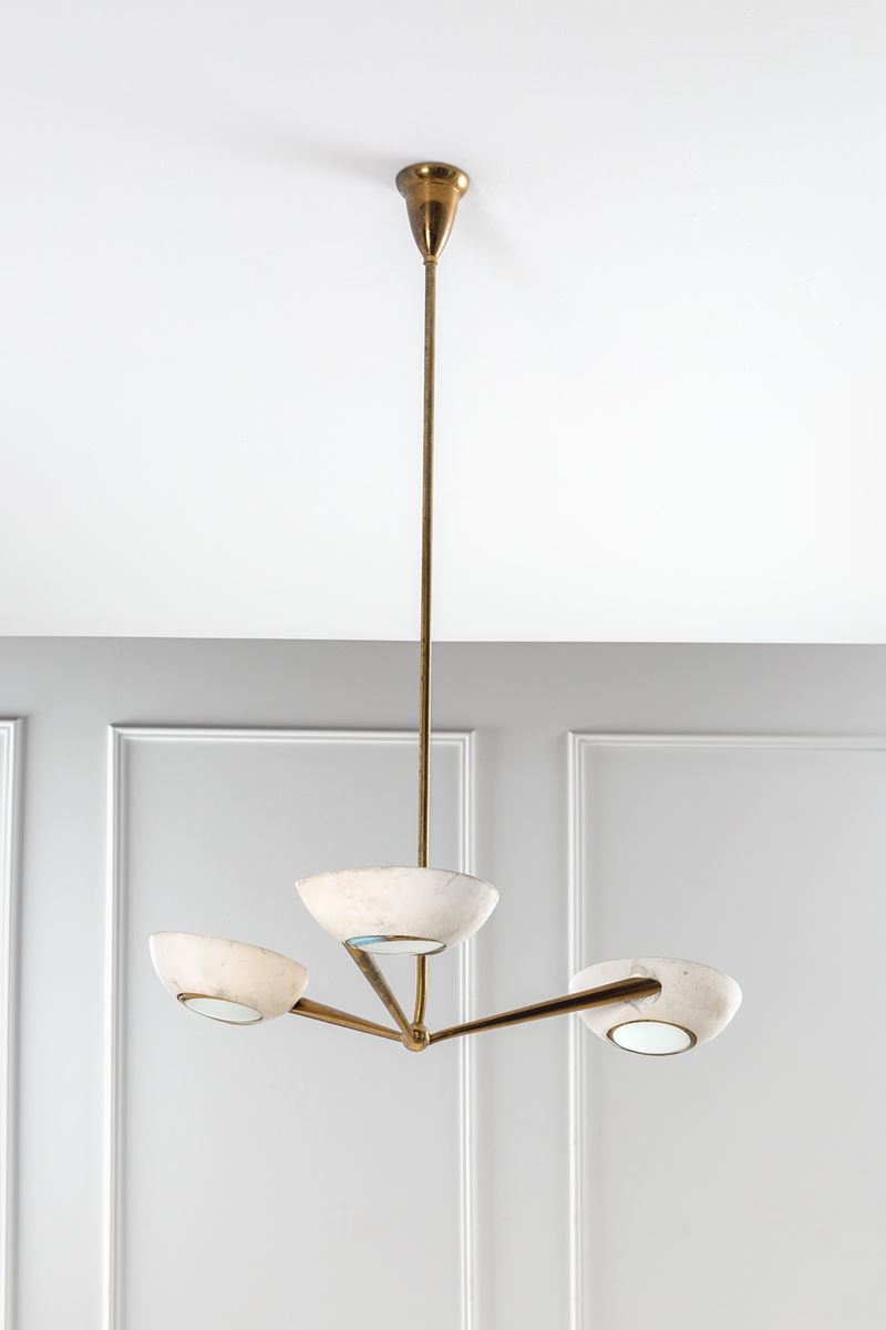 Lampadario a tre luci mod. O130