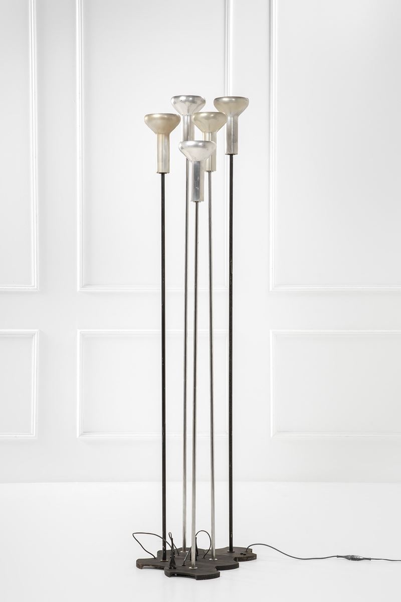 Cinque lampade da terra mod. 1073/3