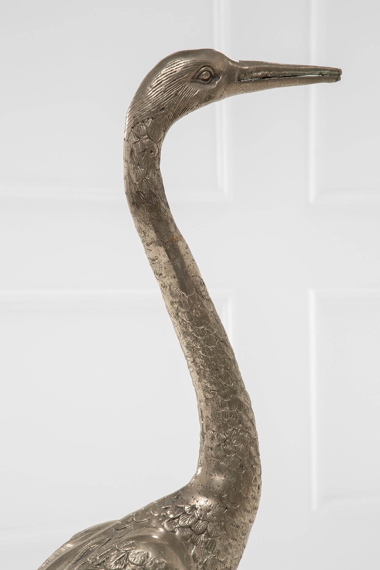 Due sculture a forma di aironi