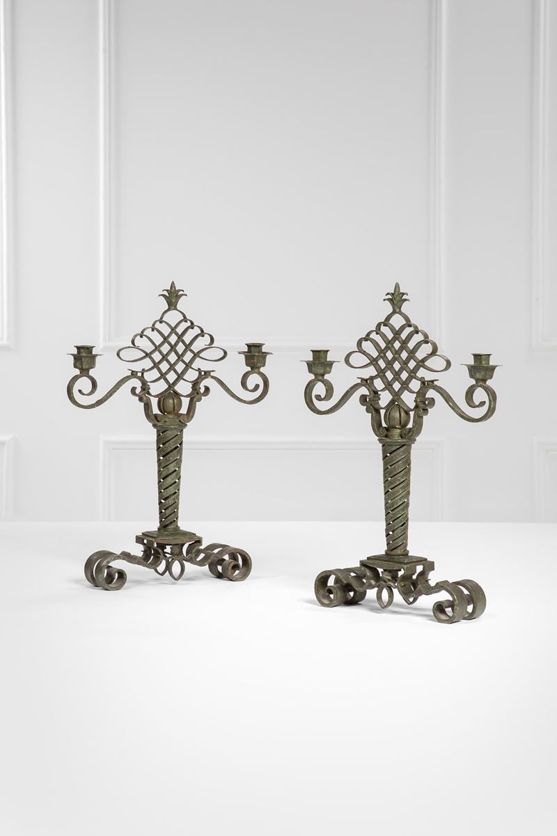 Coppia di candelieri