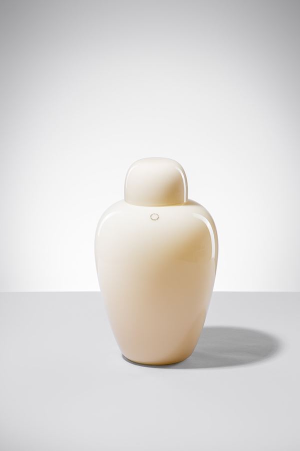 Tobia Scarpa - Vaso con coperchio della serie Cinesi