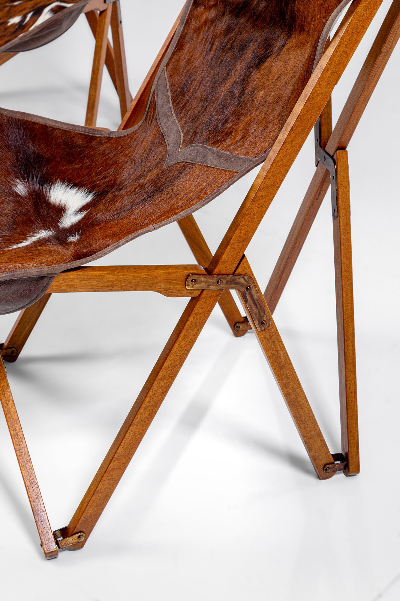 Due poltrone pieghevoli e smontabili mod. Tripolina