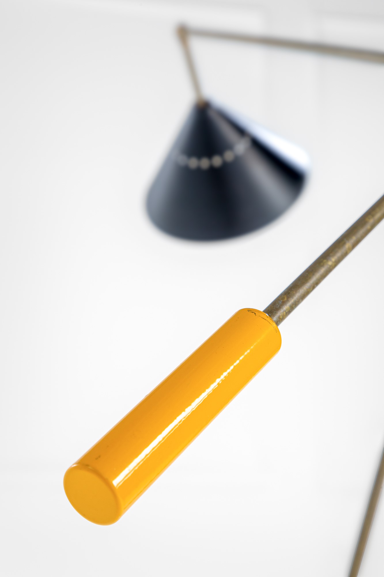 Lampada da terra a tre luci