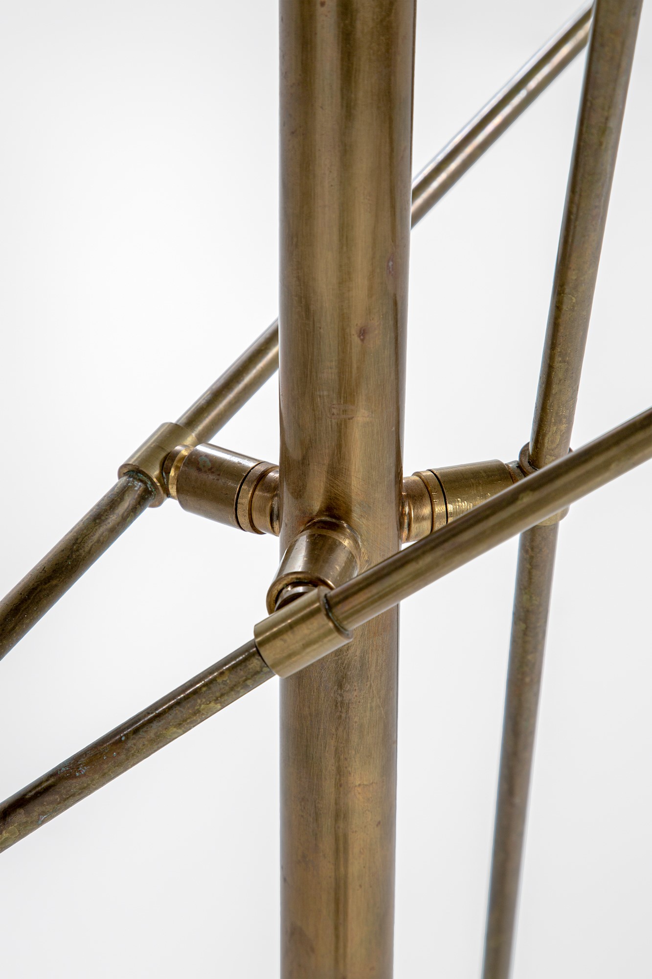 Lampada da terra a tre luci