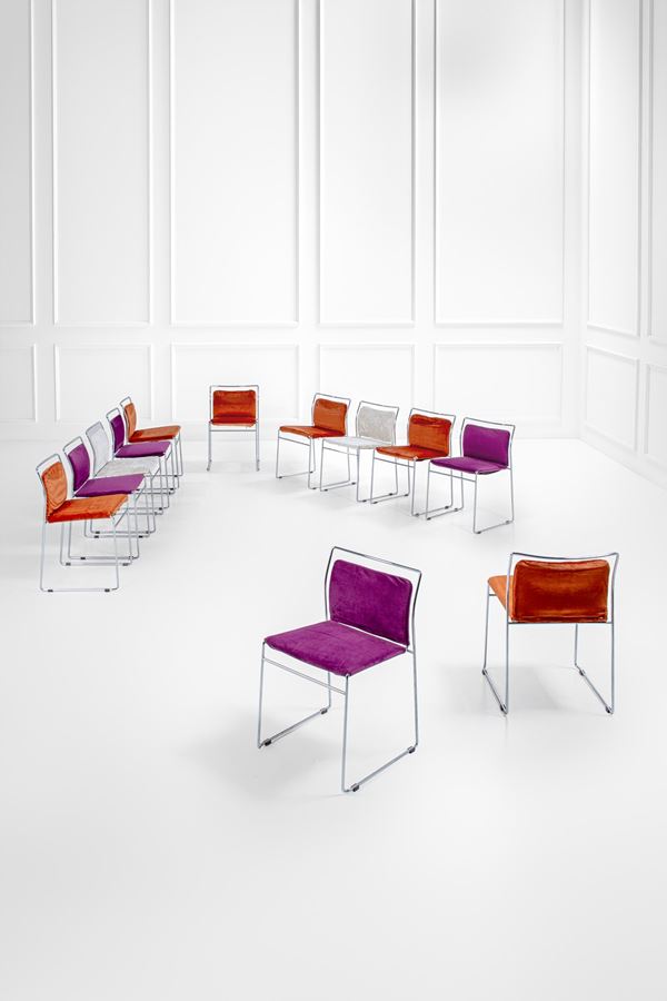 Kazuhide Takahama - Dodici sedie sovrapponibili mod. Tulu