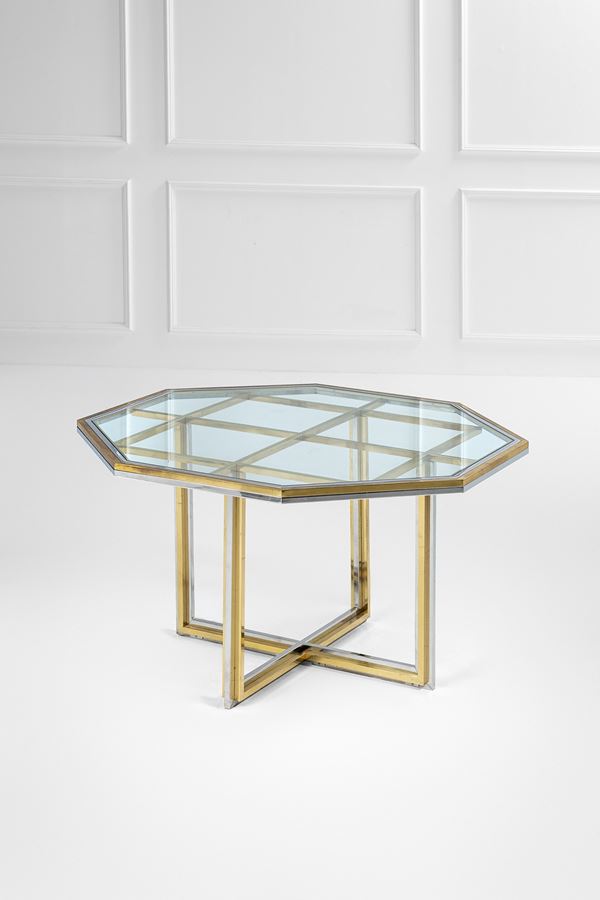 Romeo Rega, nel gusto di - Tavolo con piano ottagonale