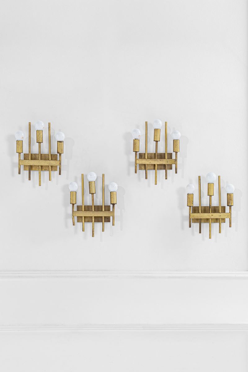 Quattro lampade da parete