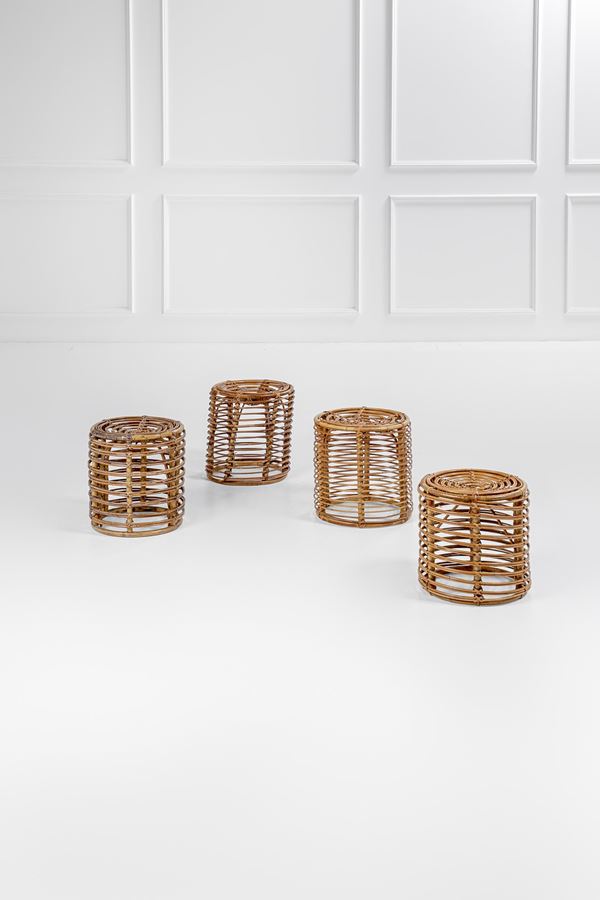 Tito Agnoli (attr.) - Quattro sgabelli