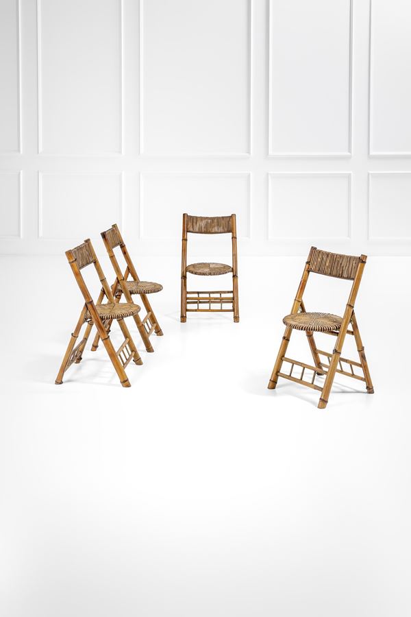 Quattro sedie da giardino