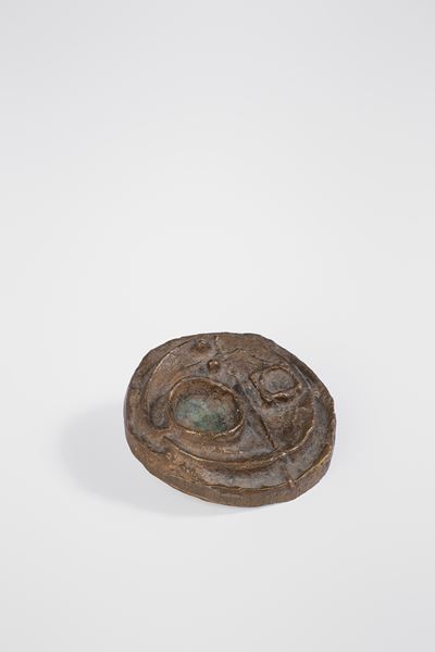 Nerone (Giovanni) Ceccarelli, Scultura della serie Frammenti Archeologici - Fermacarte in fusione...