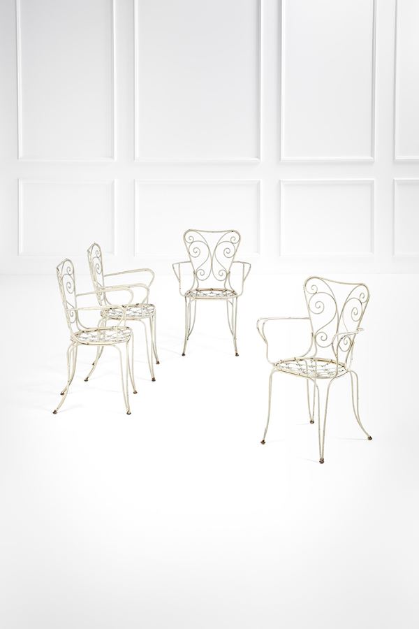 Lio Carminati - Quattro sedie da giardino