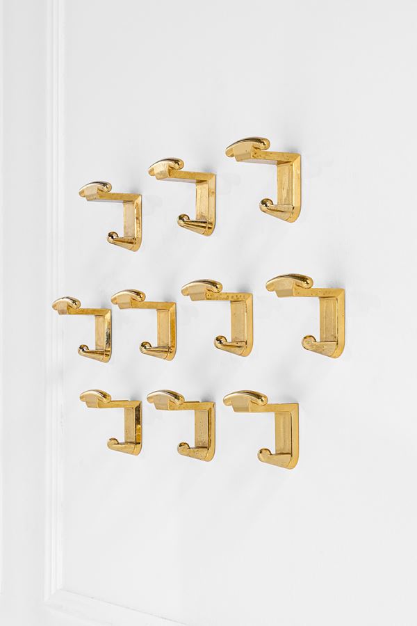 Dieci appendiabiti da parete