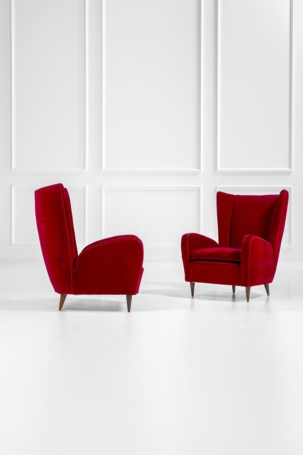 Paolo Buffa - Due poltrone mod. Bristol