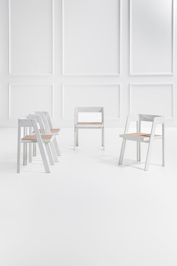 Tito Agnoli - Quattro sedie della Collezione Programma C