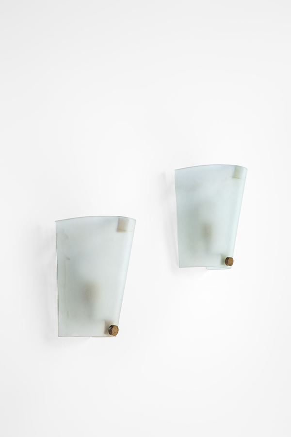 Fontana Arte - Due lampade da parete