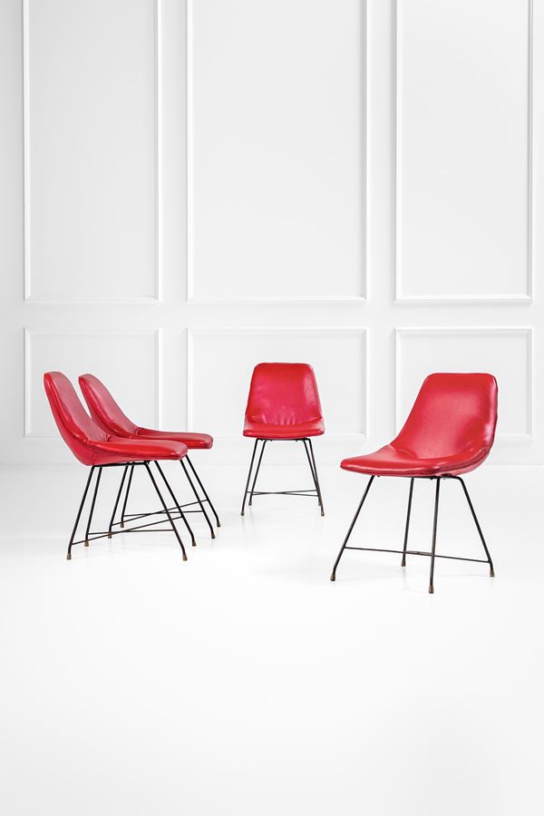 Augusto Bozzi - Quattro sedie mod. Aster