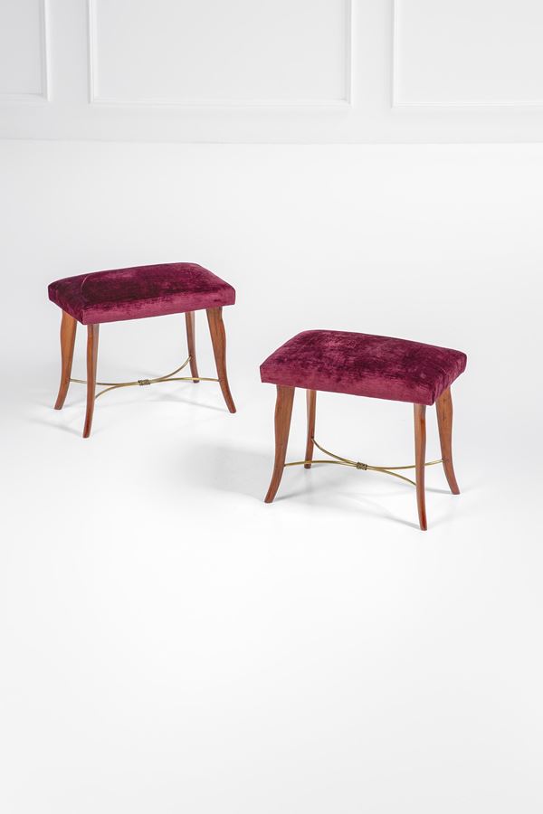 Cesare Lacca (attr.) - Due sgabelli