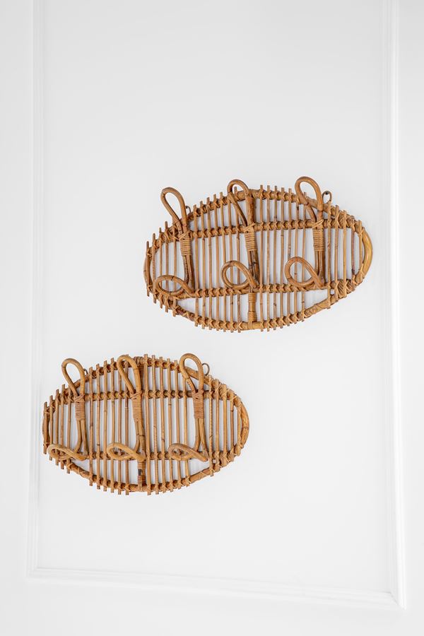 Franco Albini, Franca Helg (attr.) - Due appendiabiti da parete