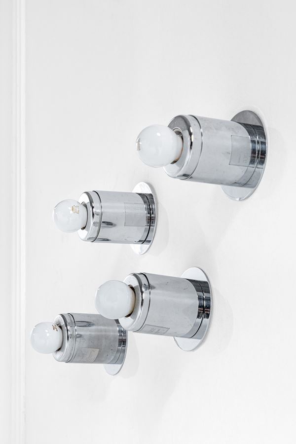 Gino Sarfatti - Quattro lampade da parete o da soffitto mod. SP15