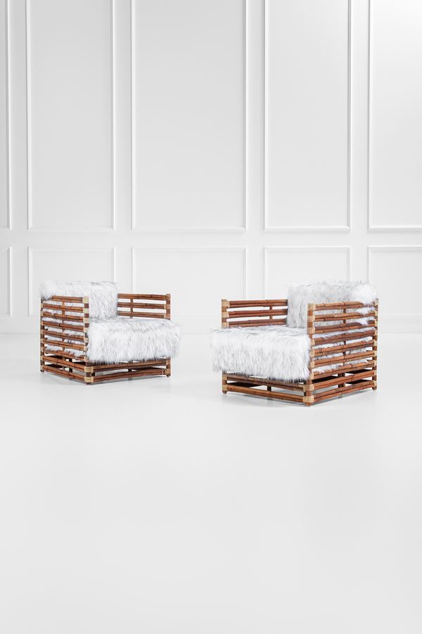 Paola Navone - Due poltrone della Collezione Malaka