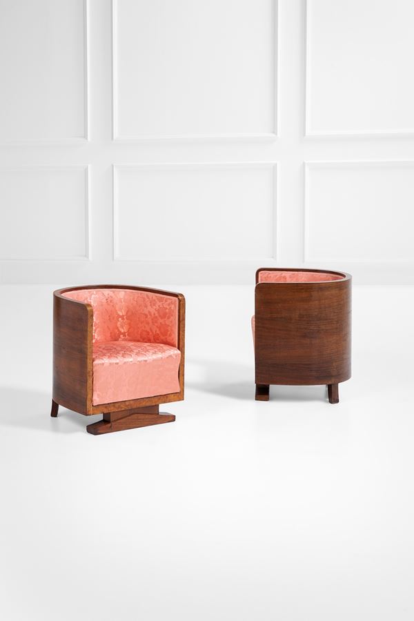 Art Deco' - Due poltrone art deco'