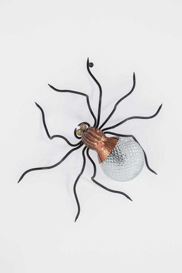 Rossini Illuminazione - Due lampade da parete a guisa di ragno