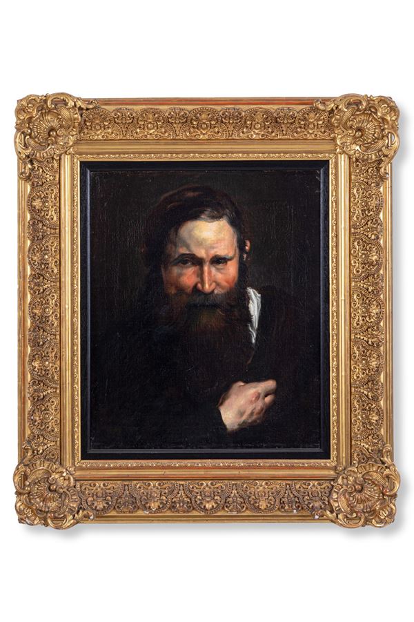 Scuola italiana del XVII sec. - Ritratto di uomo con barba