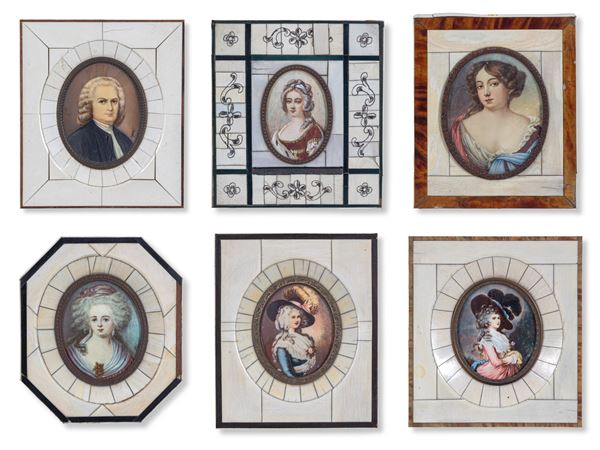 Sei miniature - XX sec.