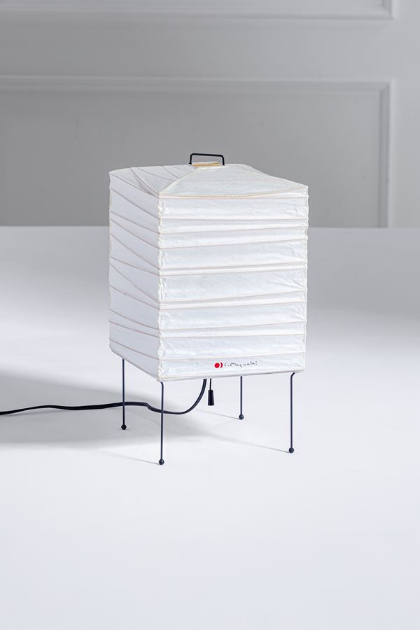 Isamu Noguchi - Lampada da tavolo mod. 3X della serie Akari Light Sculpture