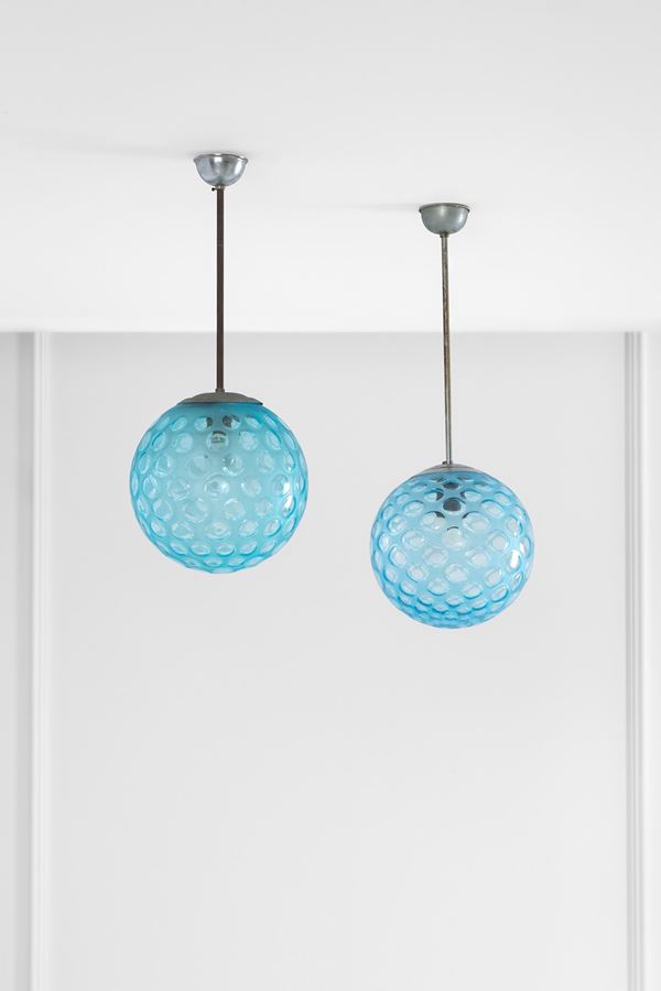 Venini - Due lampade a sospensione