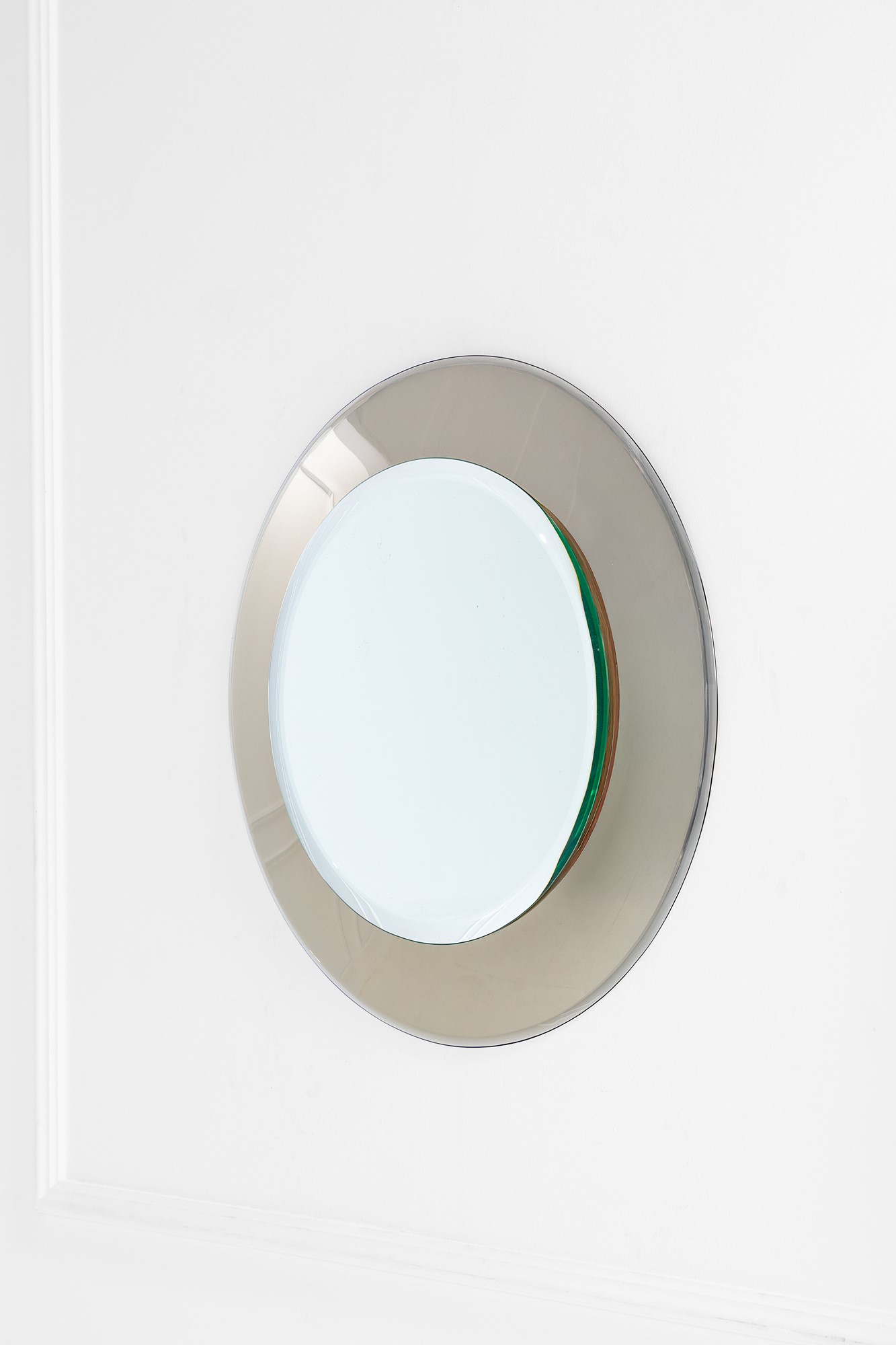Cristal Art - Specchiera in vetro curvato e molato