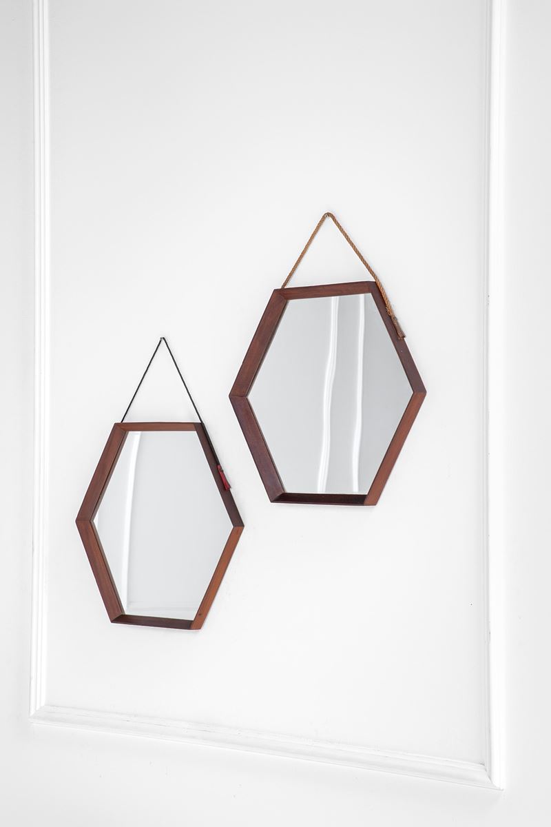 Due specchi esagonali